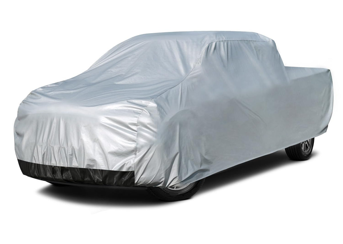 Kayme 6-layer truck cover waterproof exterior shields against rain.