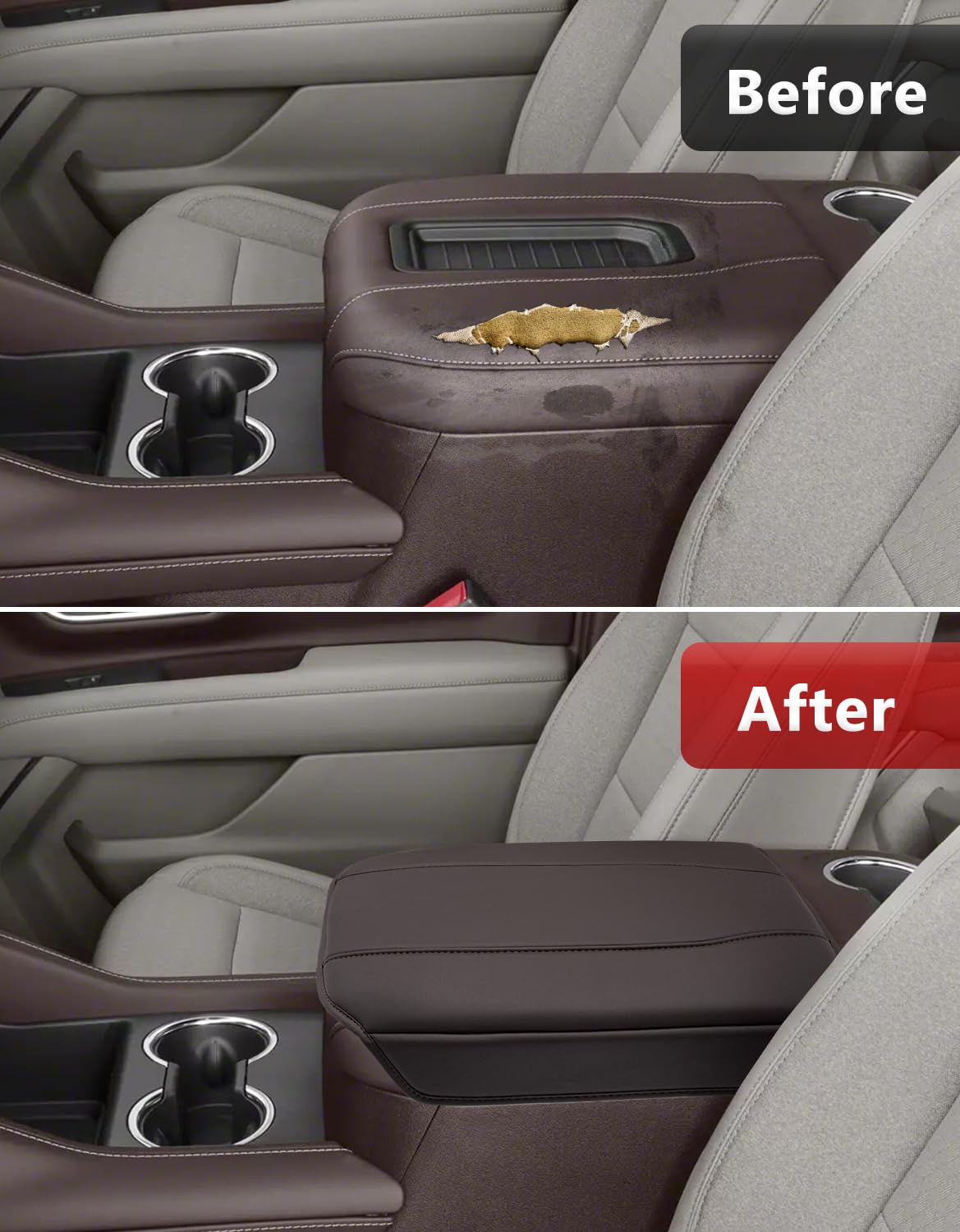 KBH protective armrest cover guards against pet scratches and sweat.