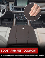 KBH armrest cover for Suburban enhances comfort and surface protection.
