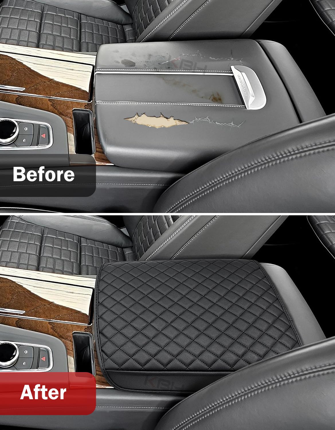 KBH black interior accessory enhances cabin style and cleanliness.