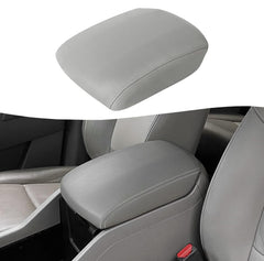 KBH console lid cover for Honda Pilot 2009-2015 shows anti-scratch protection in gray vinyl
