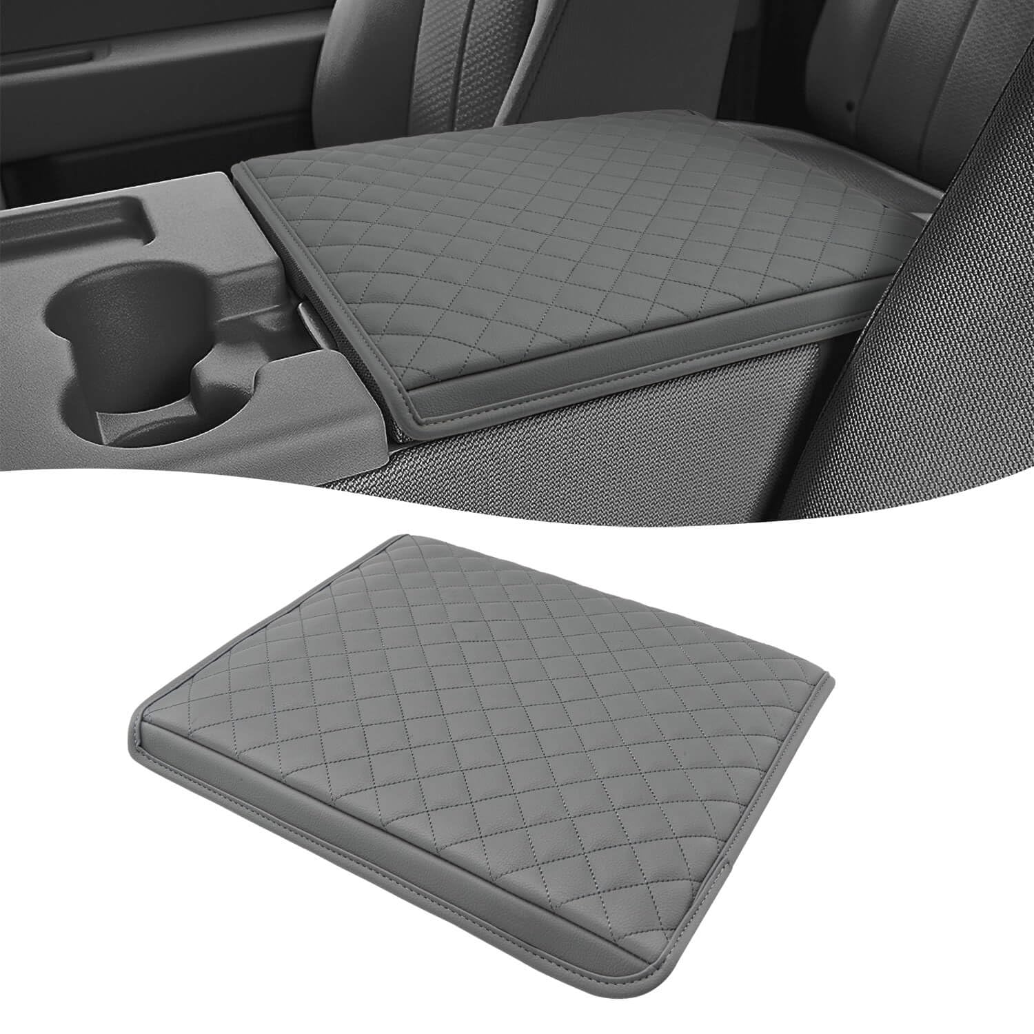 KBH center console armrest cover for Ford F-150 2011–2014 protects the lid from scratches.