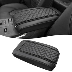 KBH armrest cover on Highlander front view provides snug protection against scratches.