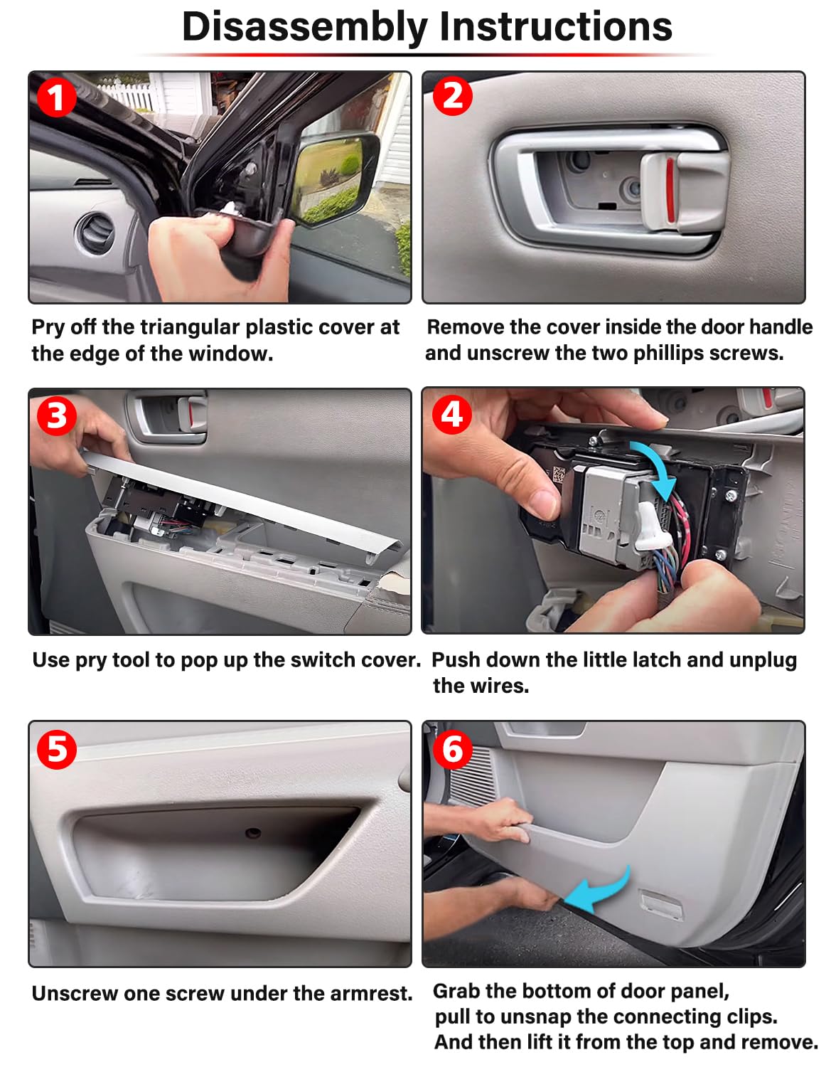 KBH vinyl leather trim armrest delivers luxurious look and protection.