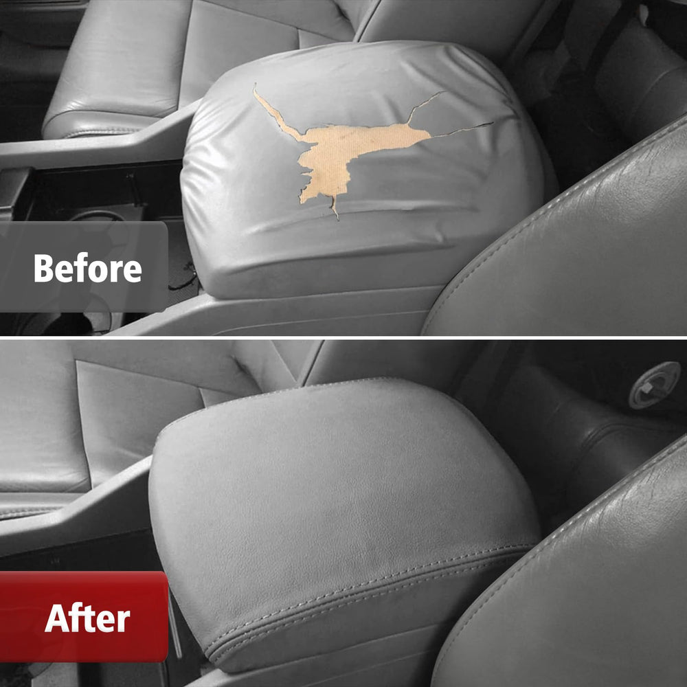 Easy installation view of KBH console lid cover with adhesive or staples