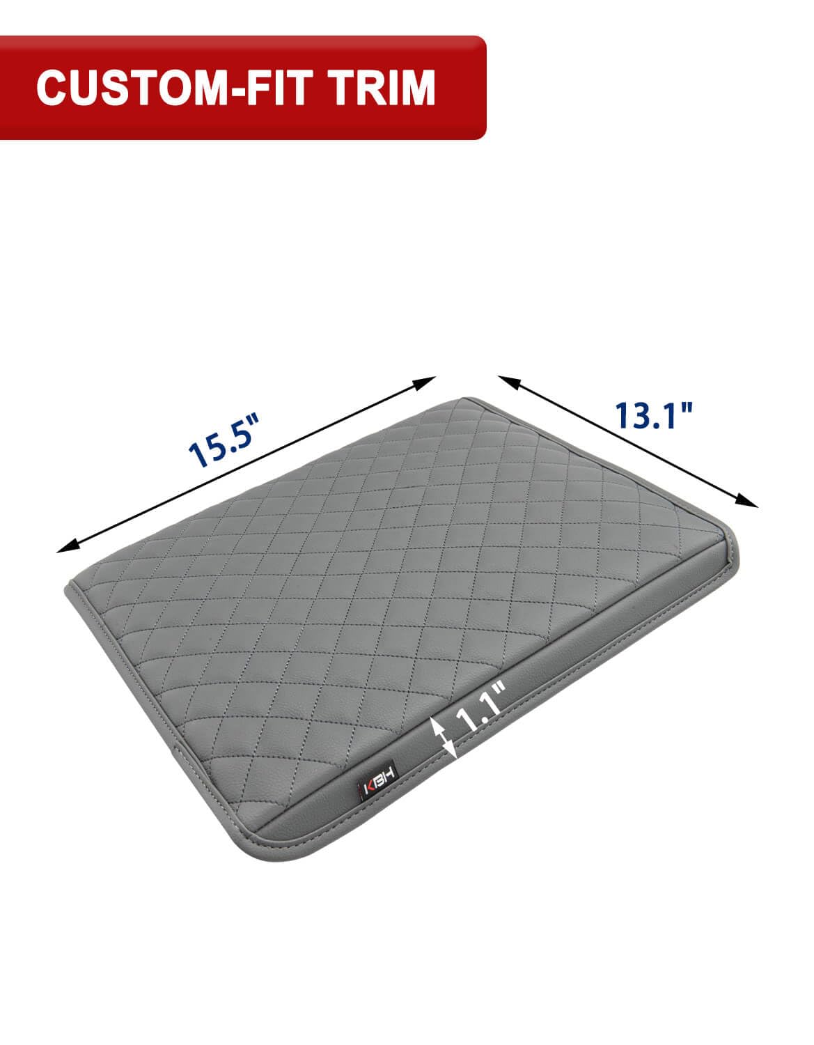 KBH full-coverage armrest pad guards the original lid from sun damage.