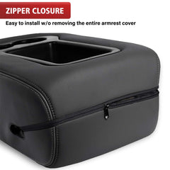 KBH leather armrest cover with soft touch surface for comfortable support.