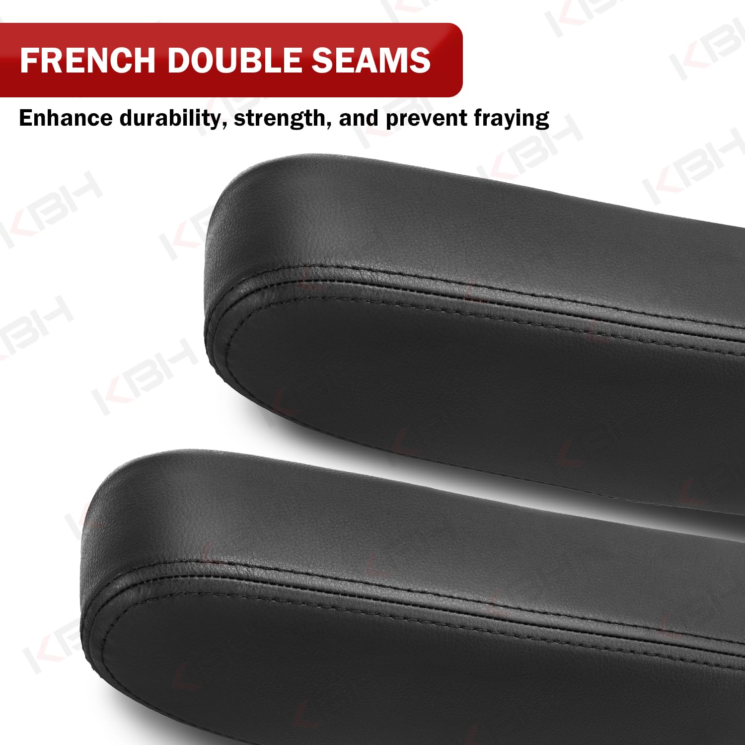 KBH Infiniti QX56 armrest cover with waterproof surface for easy cleaning.