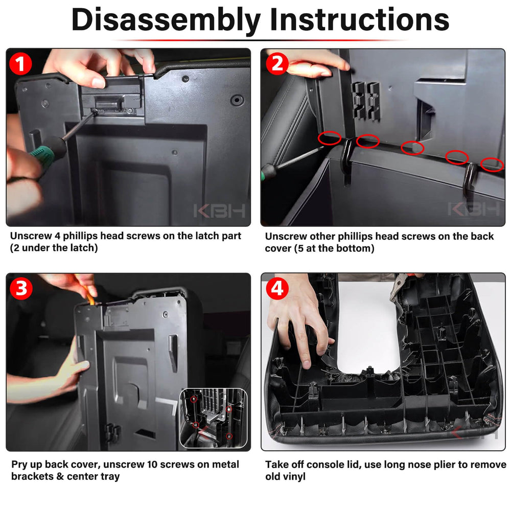 KBH packaging image shows one armrest cover replacement