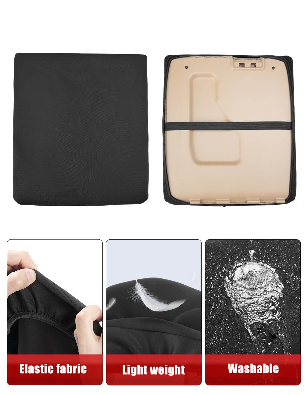 KBH washable quick-dry material simplifies maintenance.