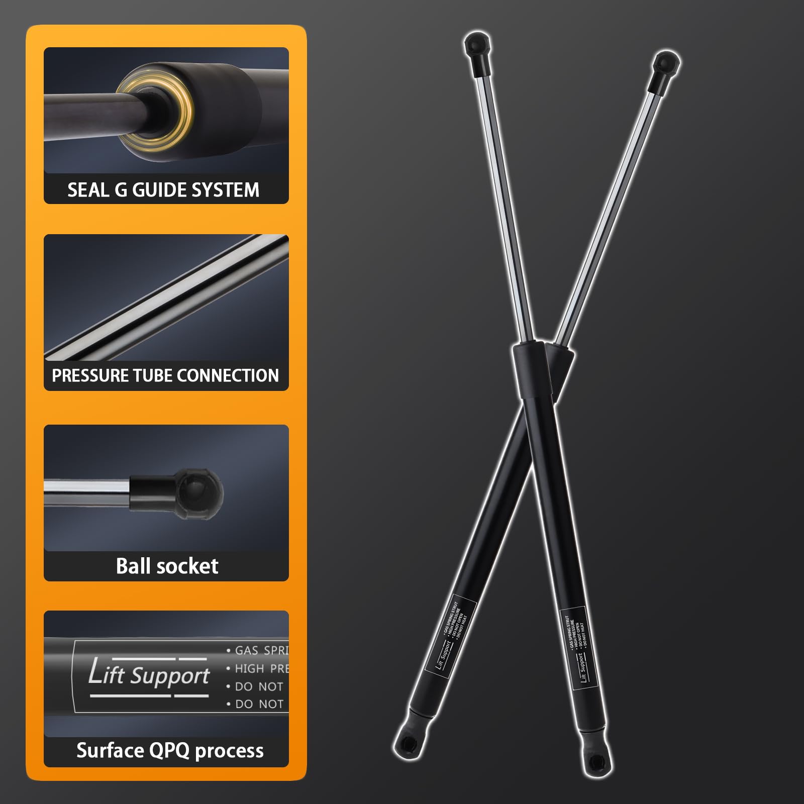 Kbkyawy stainless steel lift rod delivers durable, weather-resistant performance.