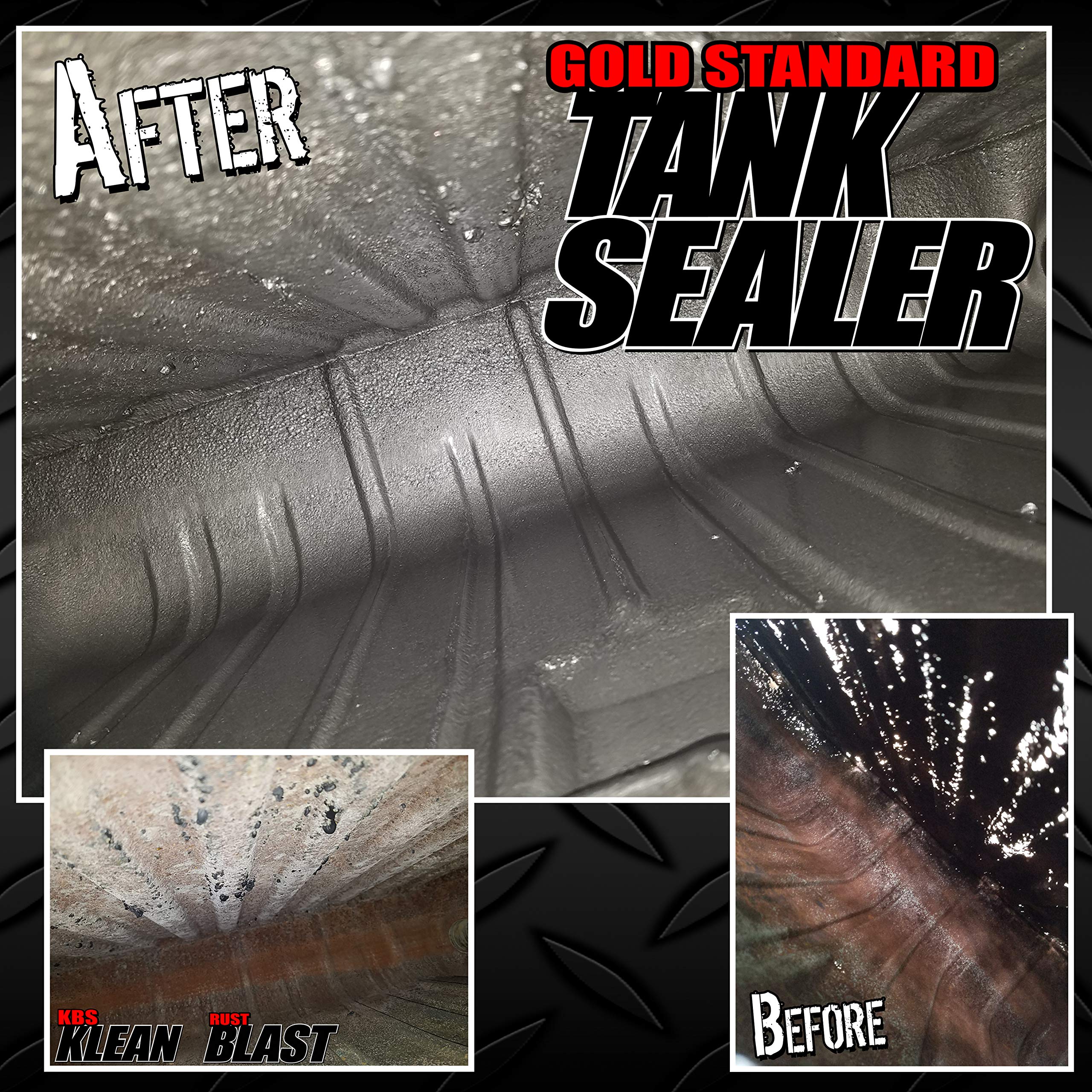 KBS Coatings Gold Standard Tank Sealer withstands up to 600F while remaining flexible.