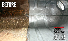 KBS Coatings Gold Standard Tank Sealer forms permanent seal for pinholes and weld seams.