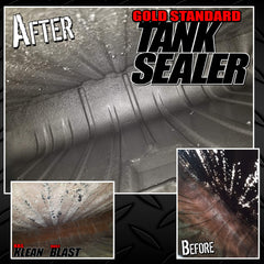 KBS Coatings Cycle Tank Sealer application demonstrates durable, fuel-ready coating on metal tanks