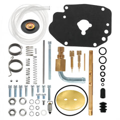 KCFJW2025 carburetor rebuild kit with 90-degree swivel for Super E, aiding precise fitment