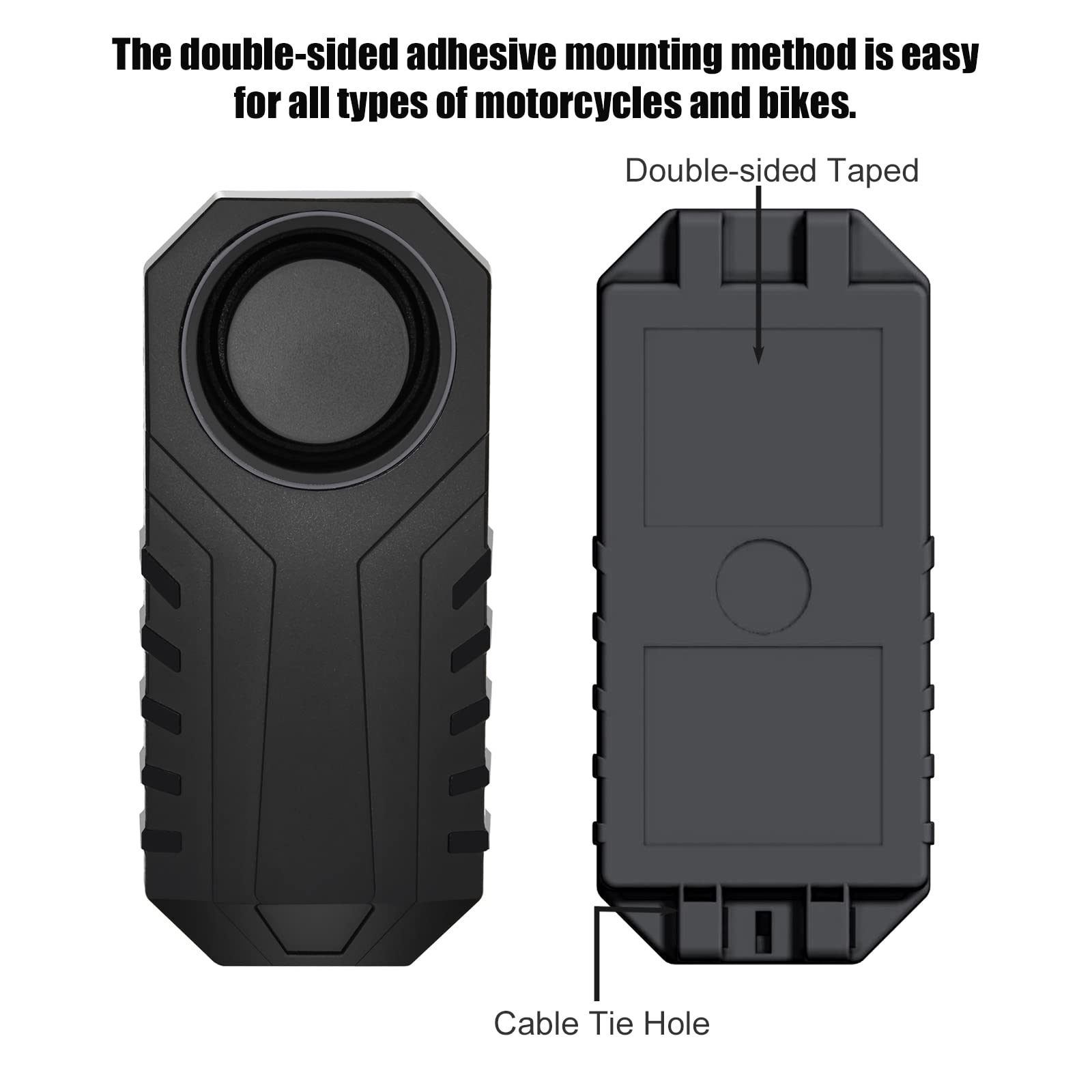 KCMYTONER compact design fits discreetly on bikes and scooters.