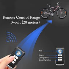 KCMYTONER remote range 66ft helps locate a parked bike quickly.