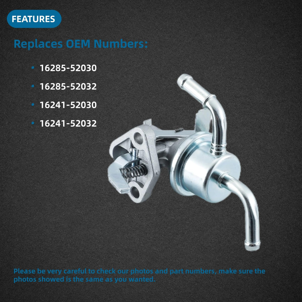 KD KISONIED fuel lift pump for Kubota D1105 maintains steady fuel supply during work.