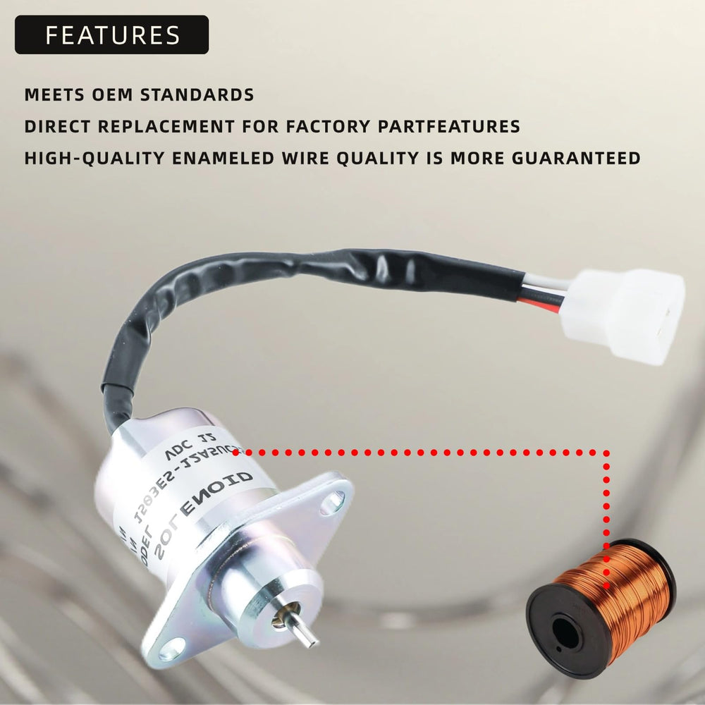 KD KISONIED assembly view, designed for Kubota D/V-series compatibility