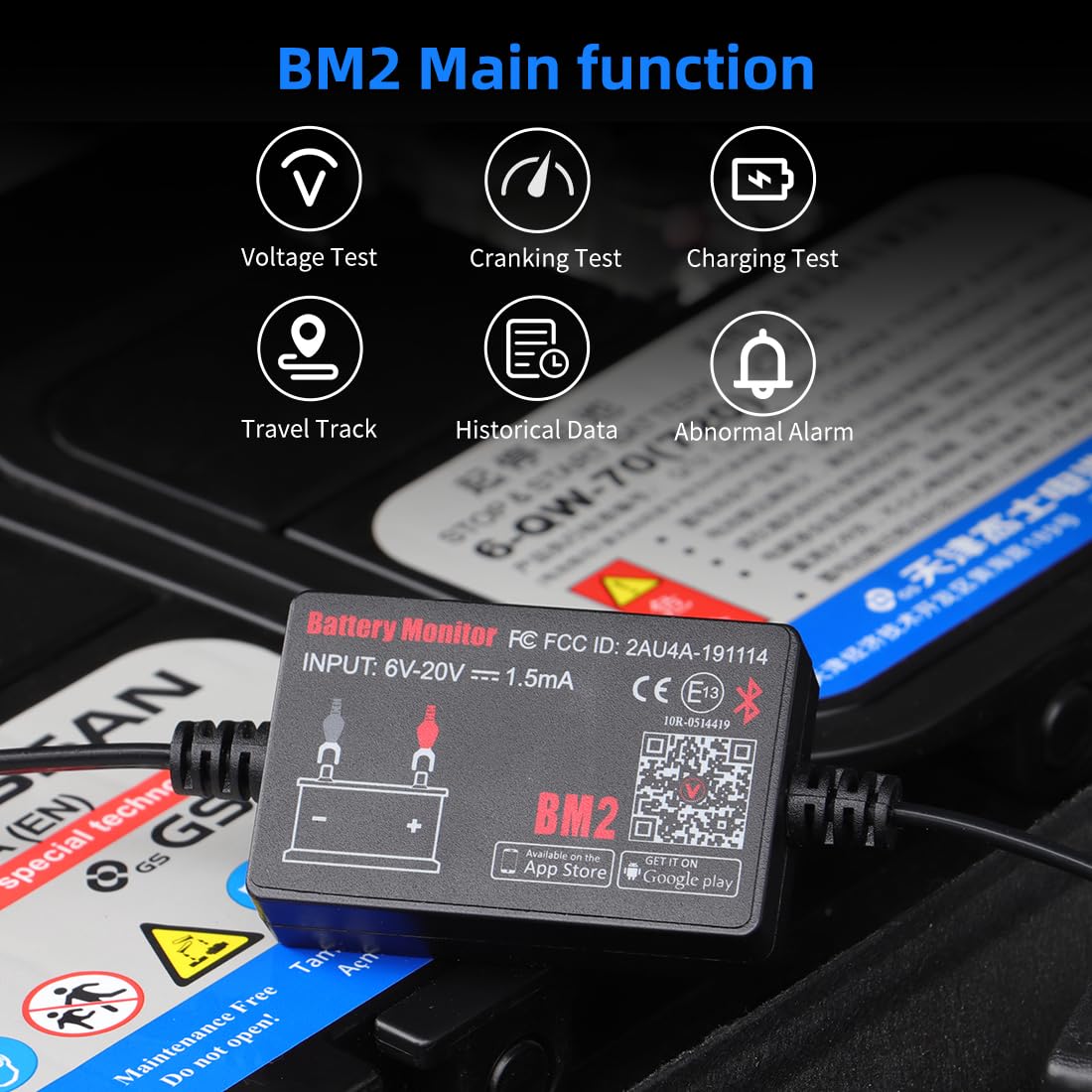 KDator Quicklynks BM2 Bluetooth syncing with iOS and Android devices.