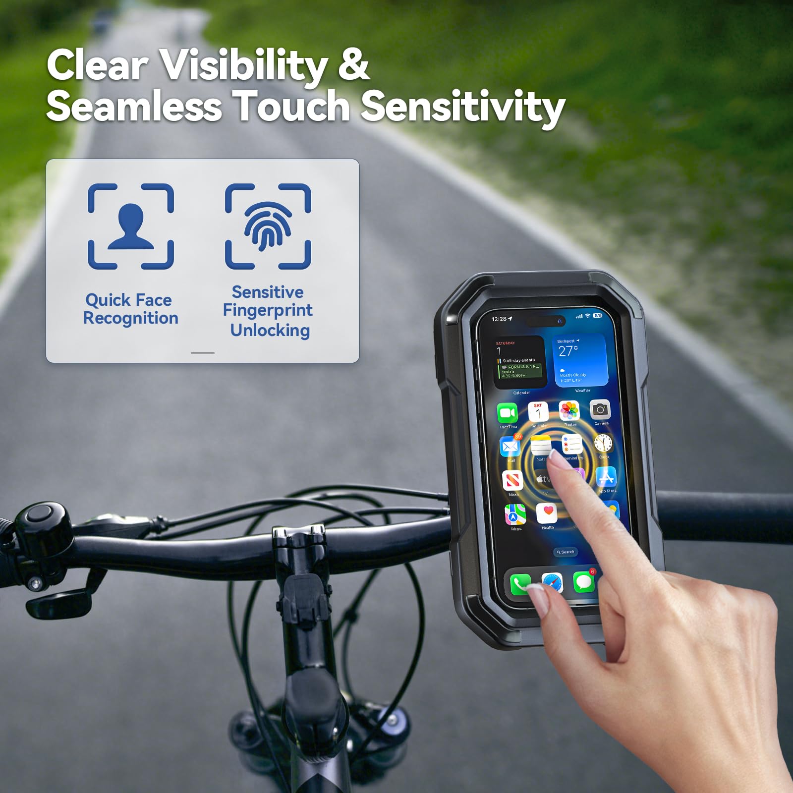 KDD 360-degree rotation feature allows easy orientation for navigation.