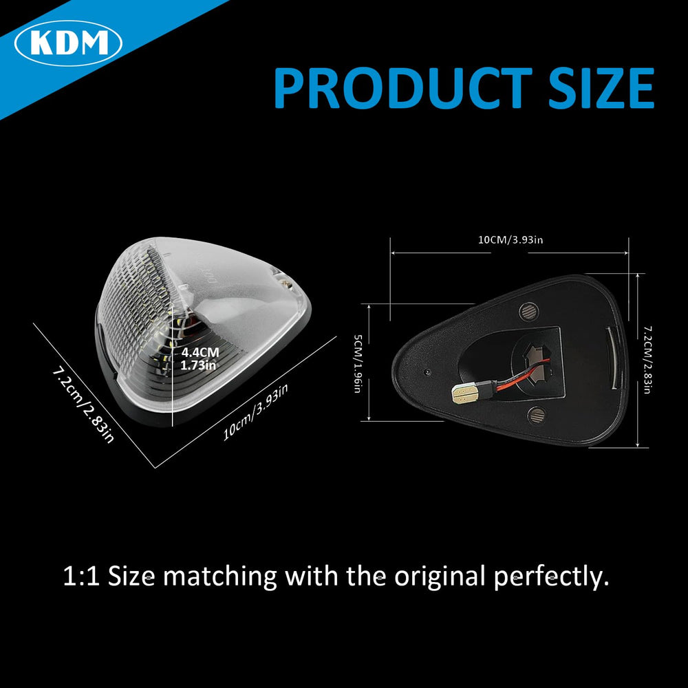 KDM canbus-safe cab roof light prevents dashboard errors