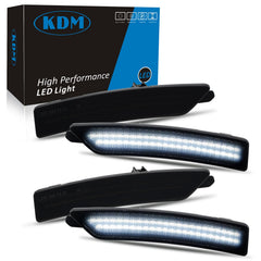 KDM LED smoked lens front side marker for Ford Mustang Gen7 increases daytime visibility