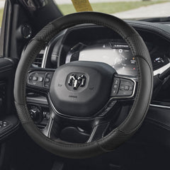 KEAIDAP steering wheel cover for Dodge Ram 1500 16in with secure grip and interior upgrade