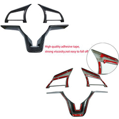 KEALAS carbon fiber steering wheel cover enhances grip and interior upgrade for Nissan Sentra and Versa.
