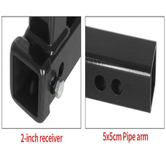 Keazet 2-in hitch extension towing setup enables trailers and accessories safely.