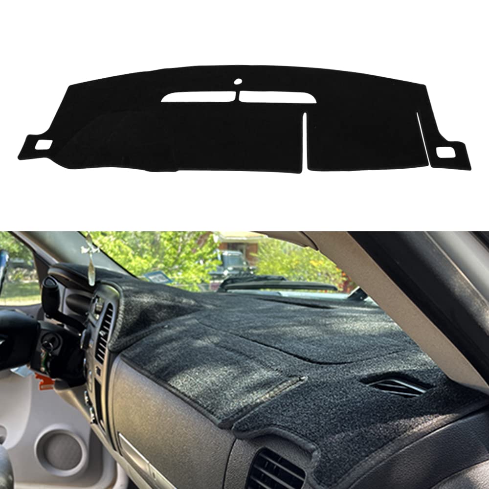 KEDAKEJI dash cover on Chevy Tahoe reduces glare and enhances the interior look