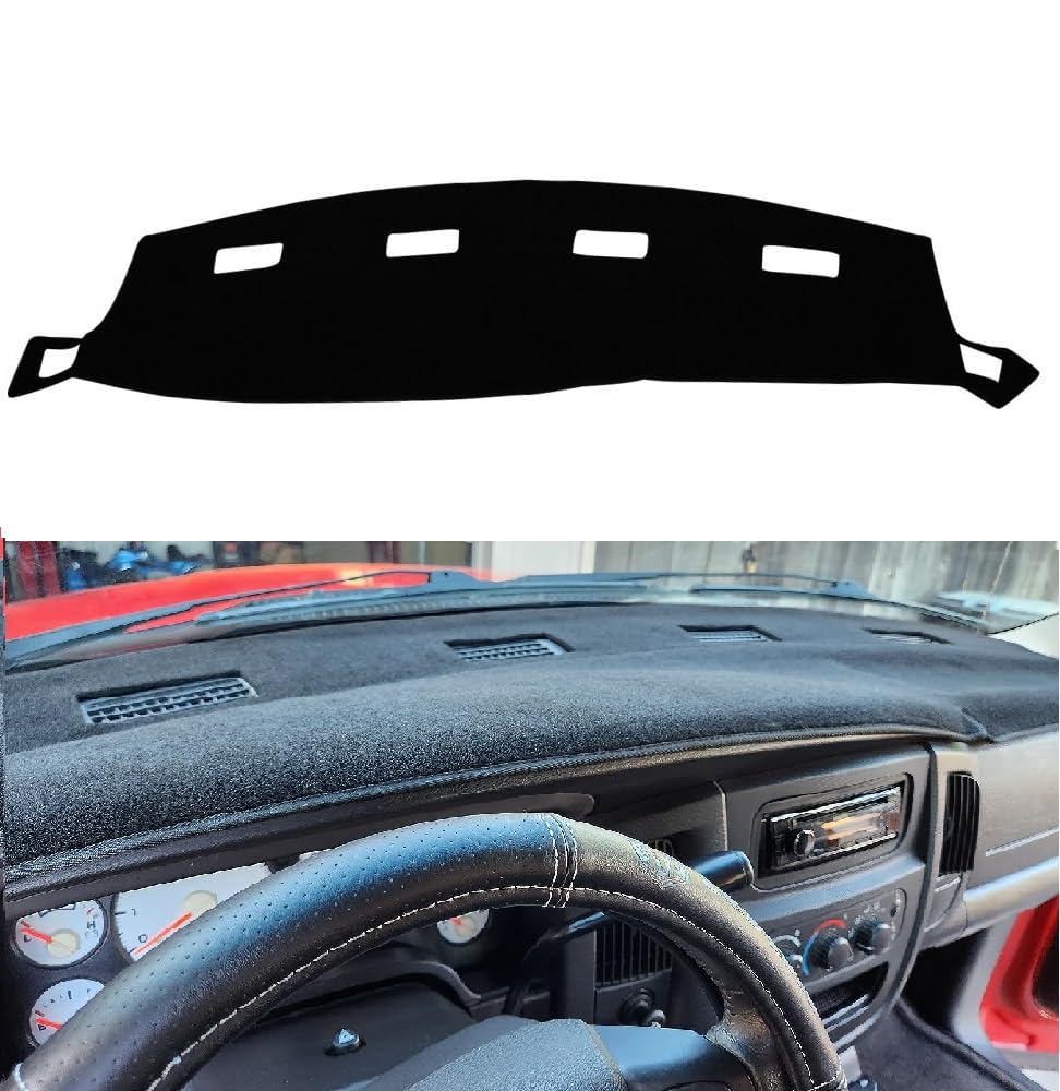 KEDAKEJI dash cover front view protects Ram dashboard from sun damage
