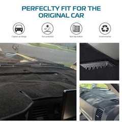 KEDAKEJI dash cover for GMC Yukon decreases glare and protects the dash