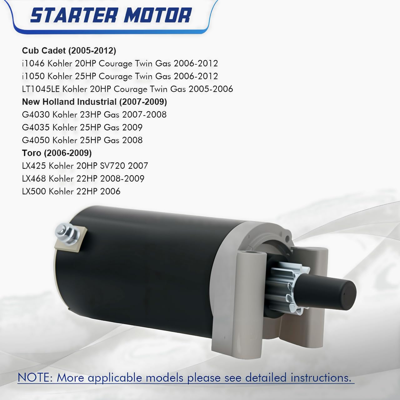 Packaging box for KEDAKEJI Kohler starter motor ready for shipment.
