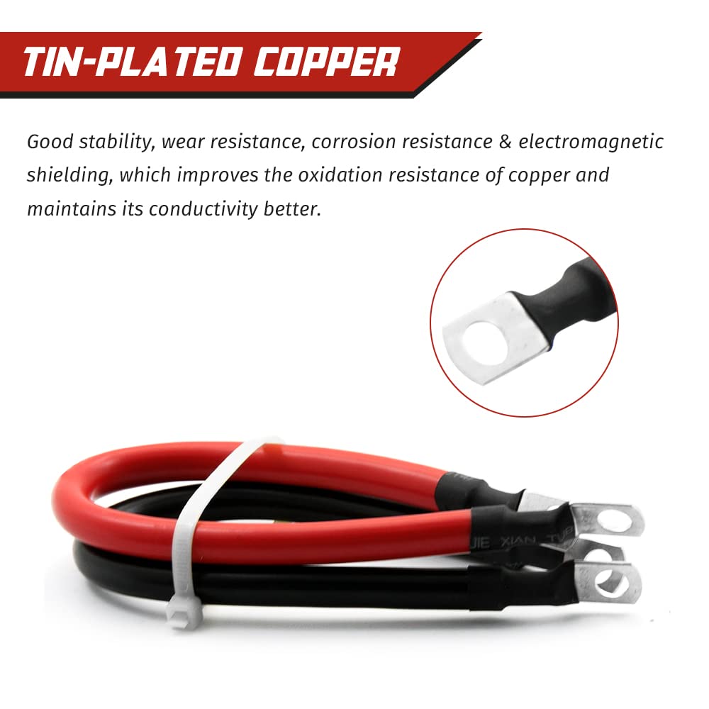 KEDAKEJI pure copper 2AWG wiring for maximum conductivity