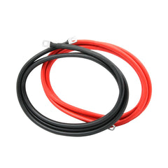 KEDAKEJI red 2AWG battery cable, 7 ft, high-current positive lead for strong power delivery