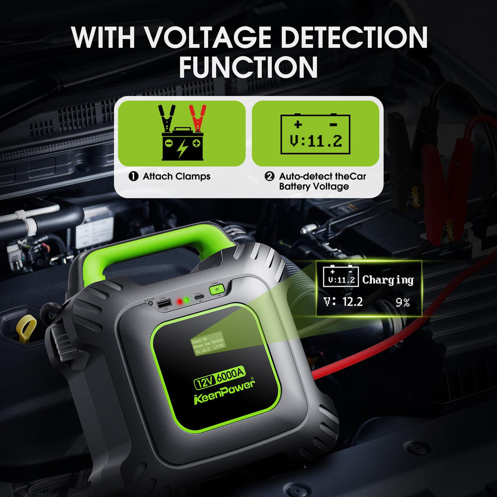 KeenPower 6000A features long-life capacitors with 1,000,000+ cycles