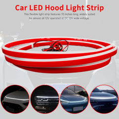 Keepdsgn soft silicone hood lights flexible and non-heating for safe mounting.