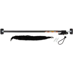 KEEPER ratcheting cargo bar with rubber grip pads provides stable anchoring