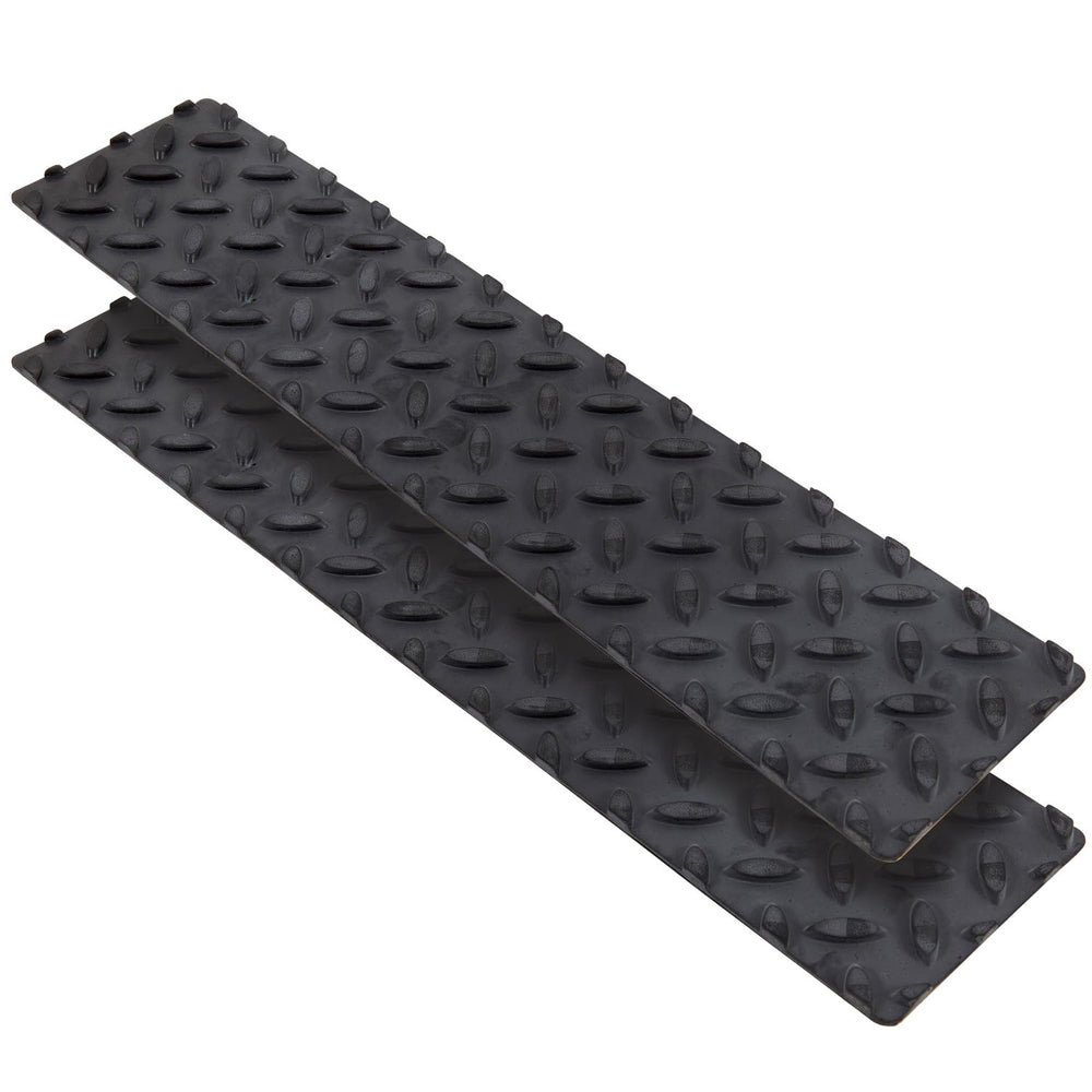 KEEPER safety step peel-and-stick application on stairs improves traction