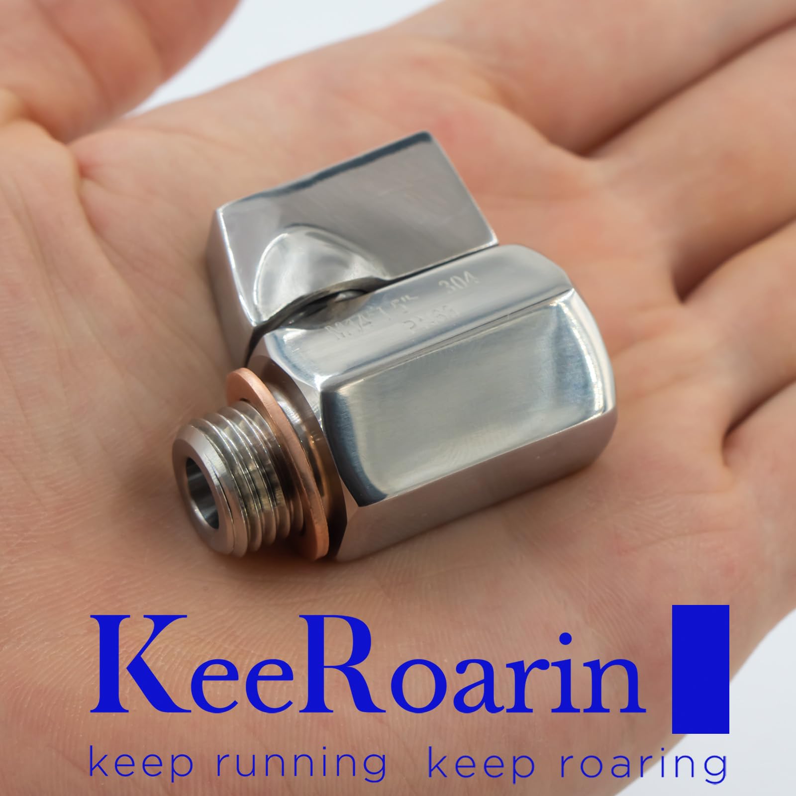 KeeRoarin packaging included image, one valve and copper gasket included.
