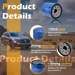 Kefly oil filter assembly demonstrates stable center tube design for durability.