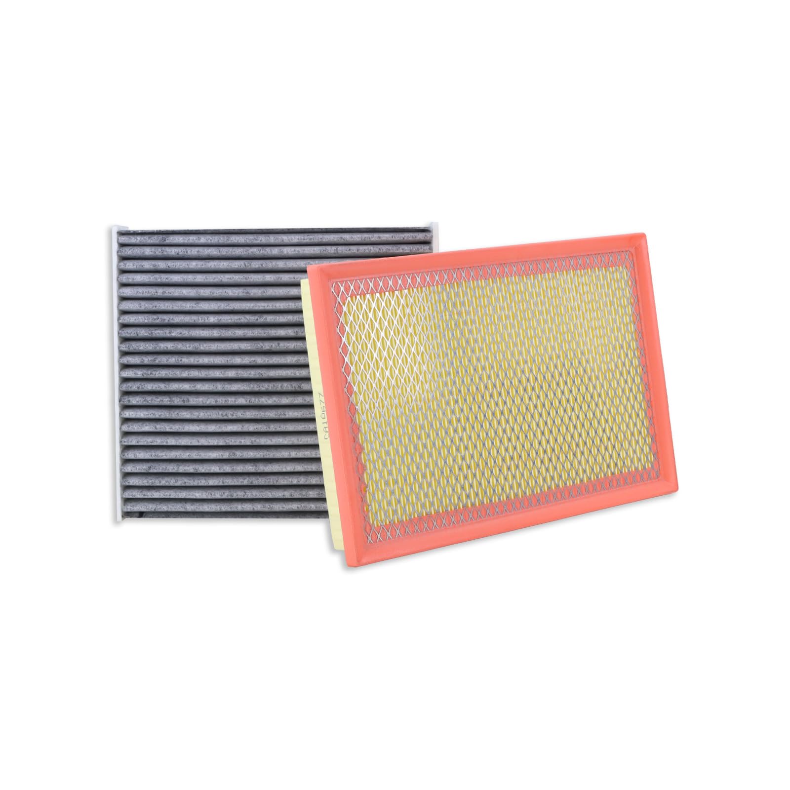 Kefly CA10677 engine air filter close-up showing durable filtration media