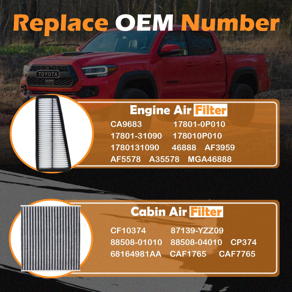 Kefly dual-protection design filters both engine intake and cabin air