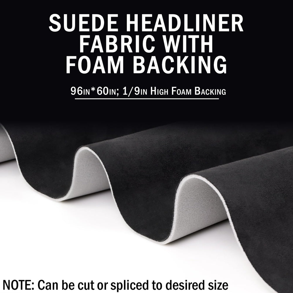 Kefly headliner foam backing closeup shows durable, warp-resistant support.