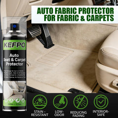 KEFPO interior shield on seats and mats for easy spill cleanup and protection.