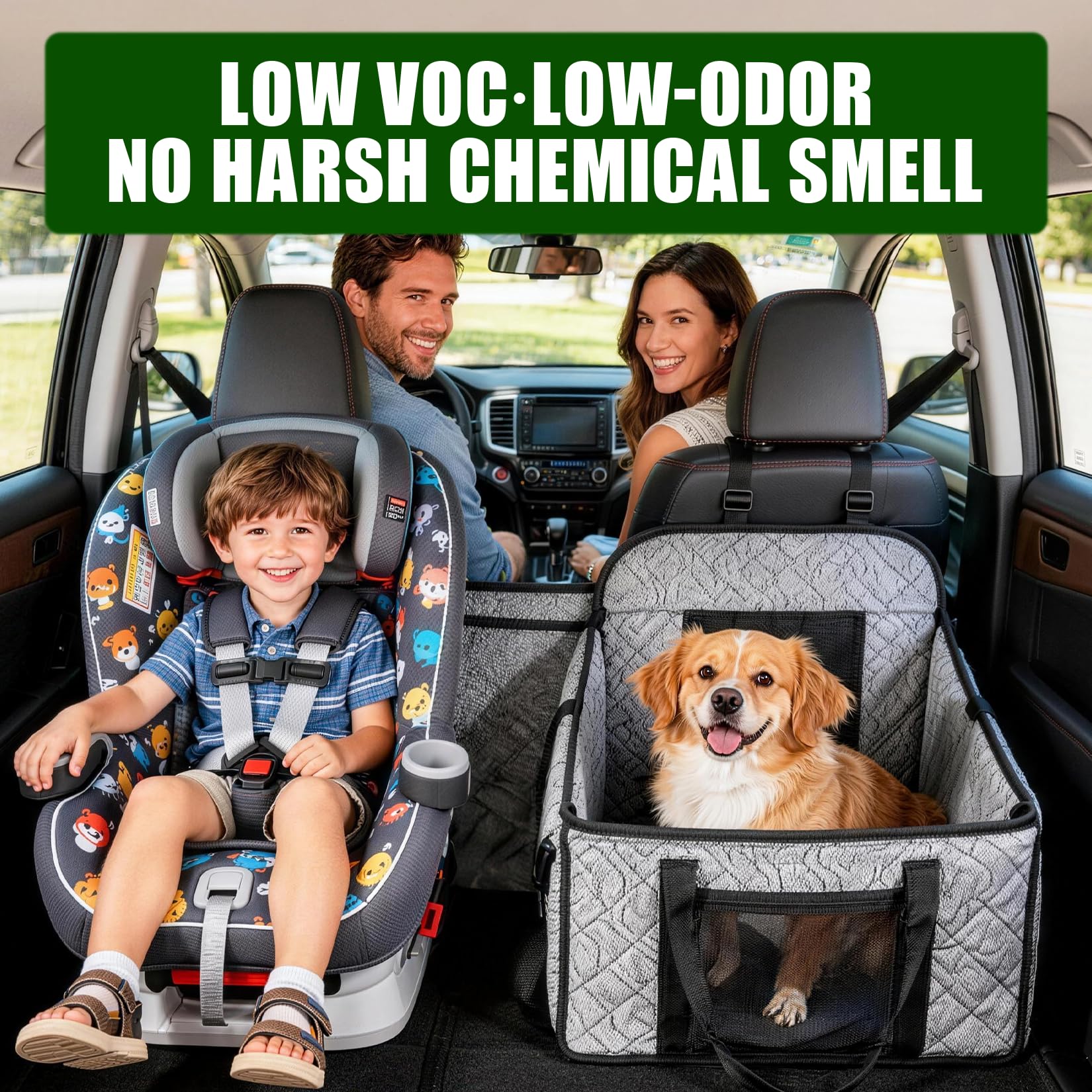 KEFPO UV-blocking interior protection slows sun-related aging of fabrics.