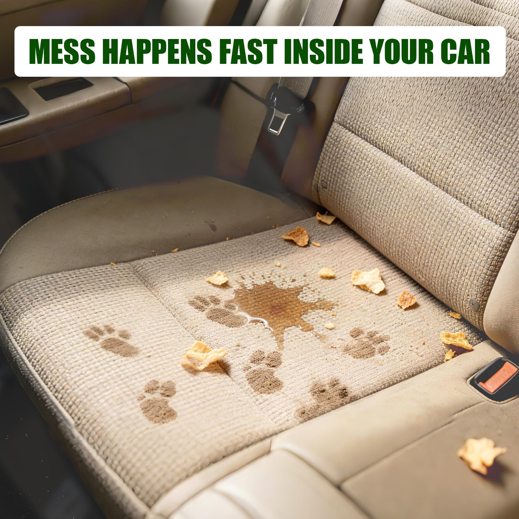 KEFPO waterproof stain-repellent for auto fabrics enabling quick spill cleanup.