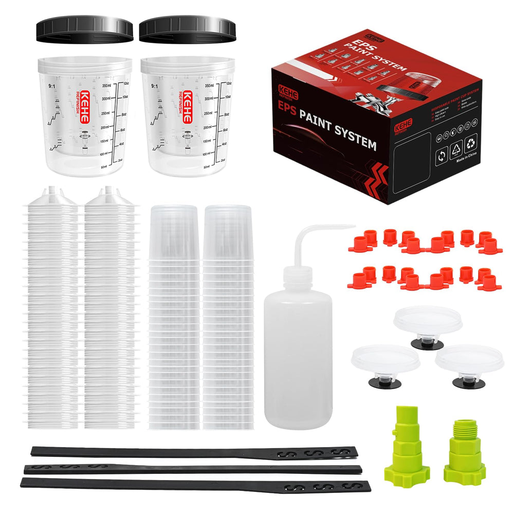 KEHE REFINISH disposable cup with lid and filter for precise spraying