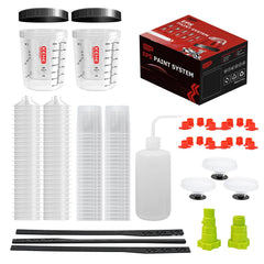 KEHE REFINISH disposable cup with lid and filter for precise spraying